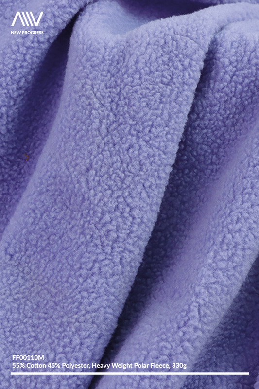 FF00110M - THERMAL COTTON BLEND HEAVY WEIGHT POLAR FLEECE - 330G