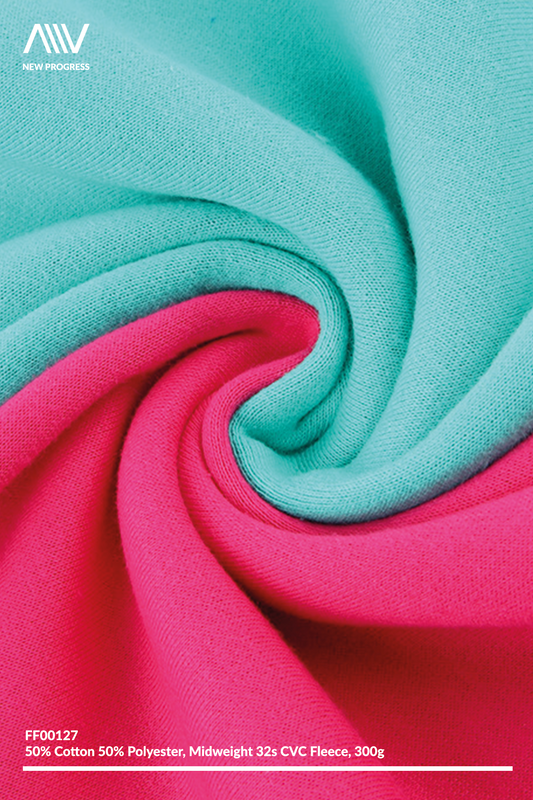 FF00127 - ULTRA SOFT MIDWEIGHT 32s CVC BRUSHED FLEECE - 300G