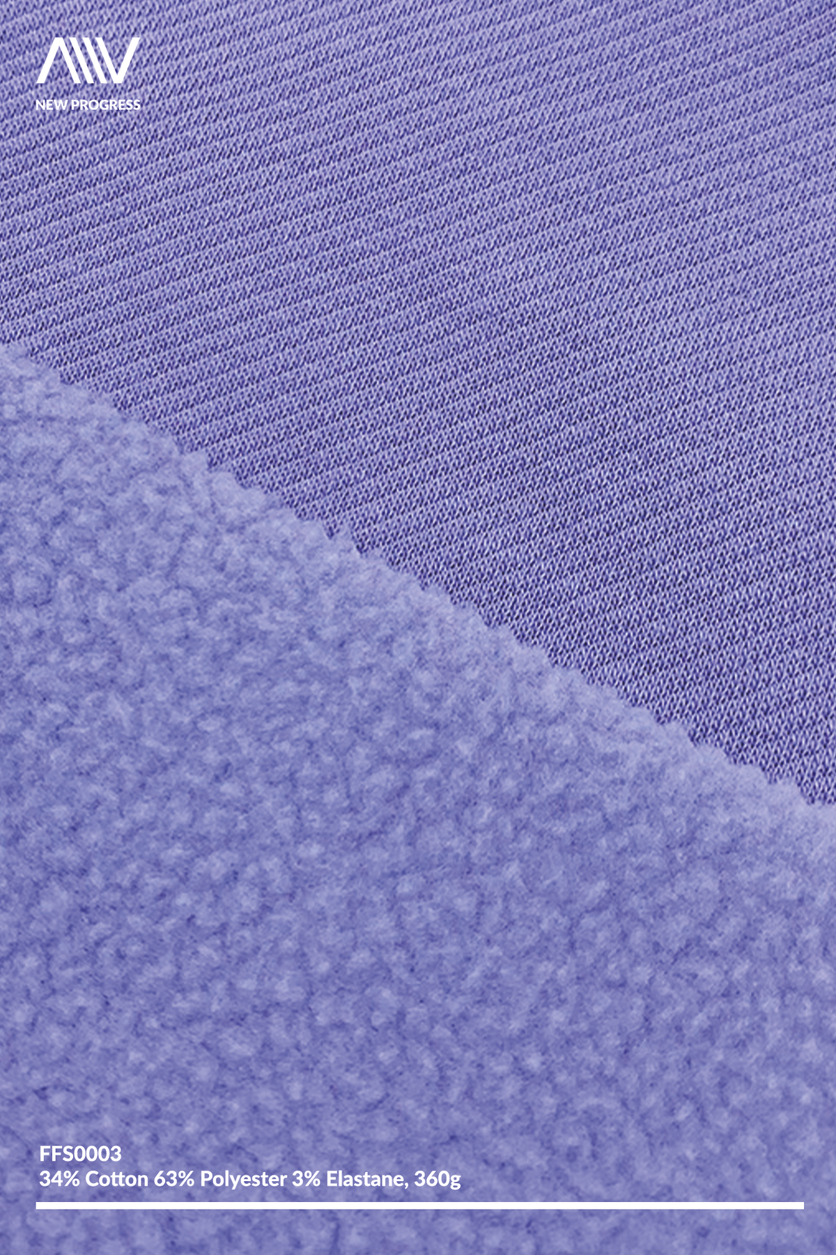 FFS0003 - Heavyweight Stretch Cotton Twill Polar Fleece - 360G