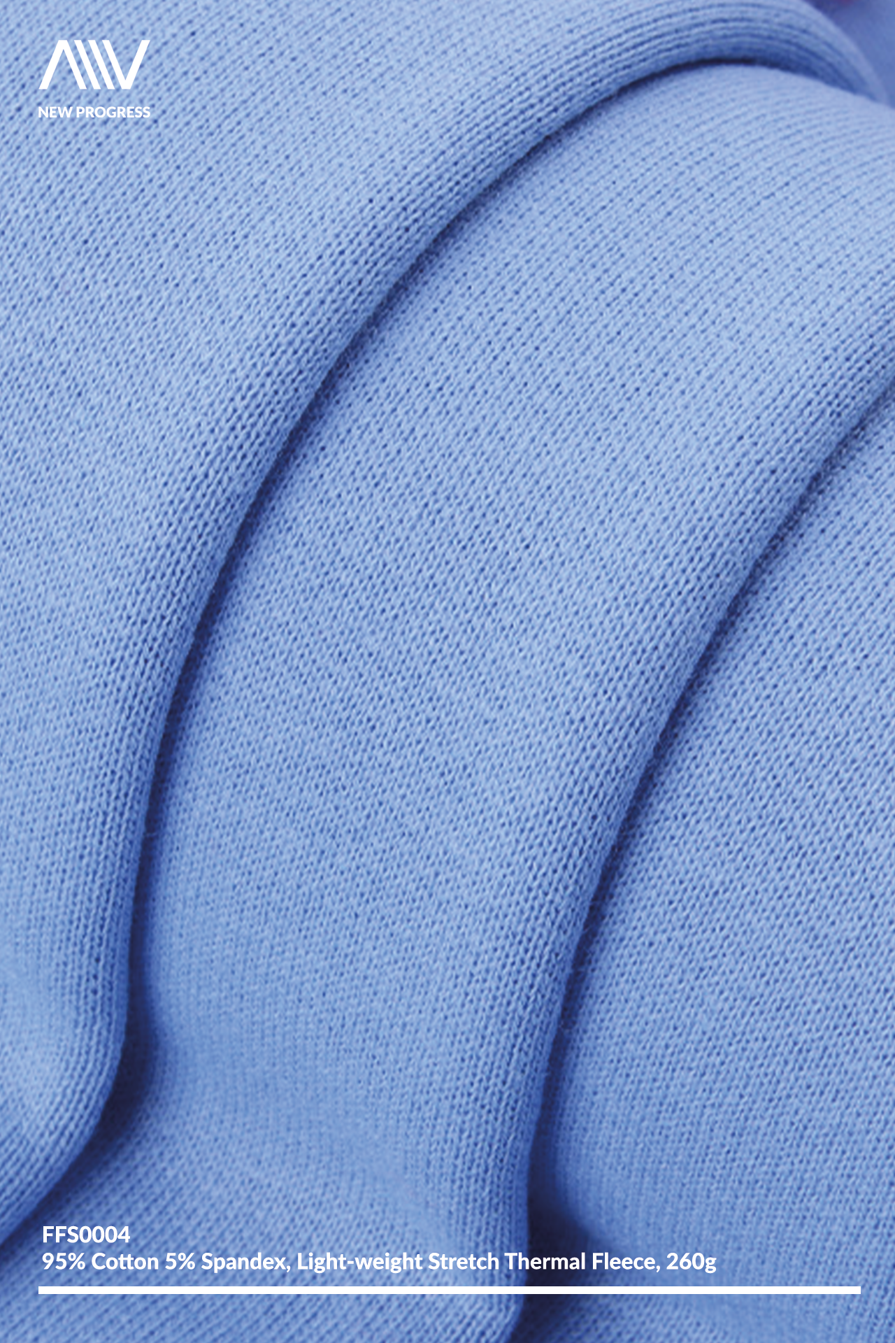 FFS0004 - ULTRA SOFT LIGHTWEIGHT COTTON STRETCH THERMAL FLEECE - 260G