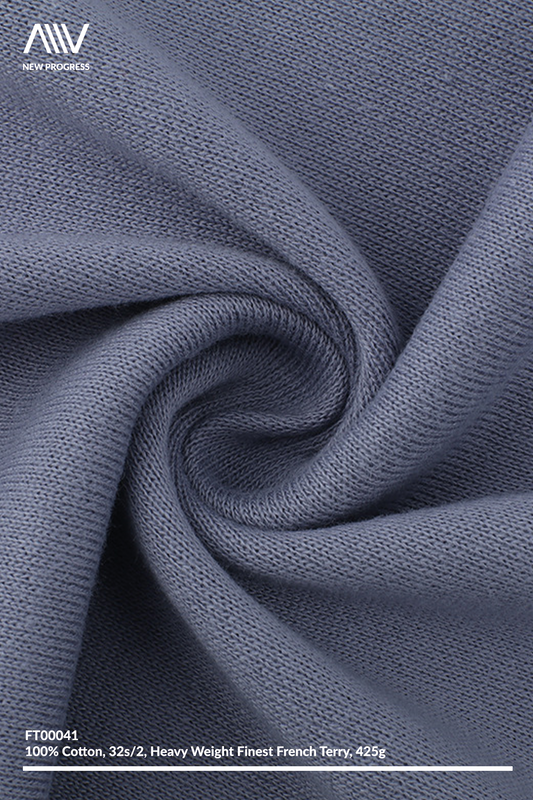 FT00041 - FINEST 32S/2 COTTON HEAVY WEIGHT FRENCH TERRY - 425G