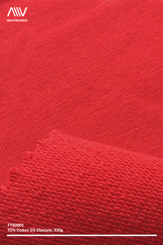 FTS0001 - Finest Midweight 32s Cotton Stretch French Terry - 330G