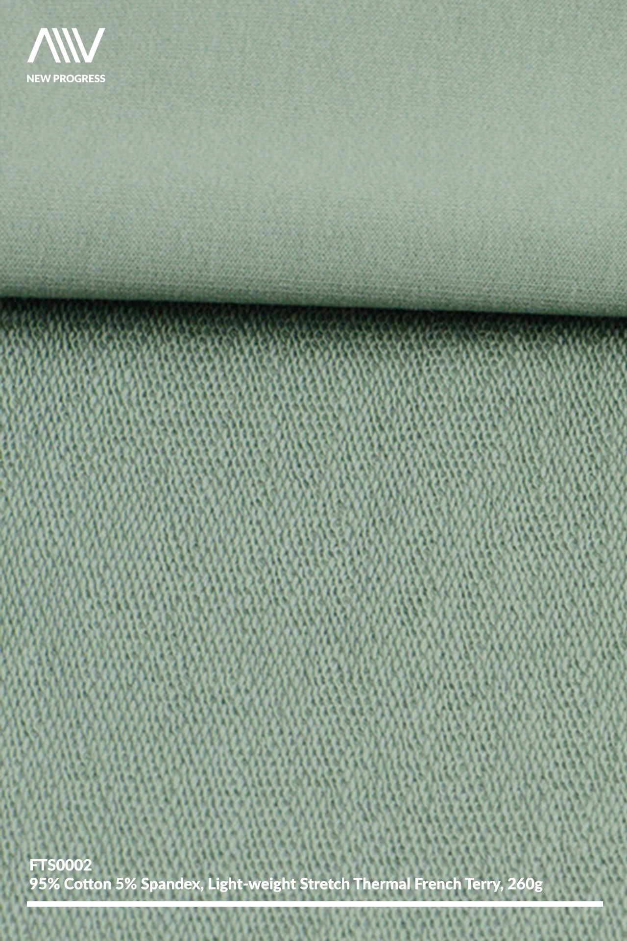 FTS0002 - ULTRA SOFT LIGHTWEIGHT COTTON STRETCH FRENCH TERRY - 260G