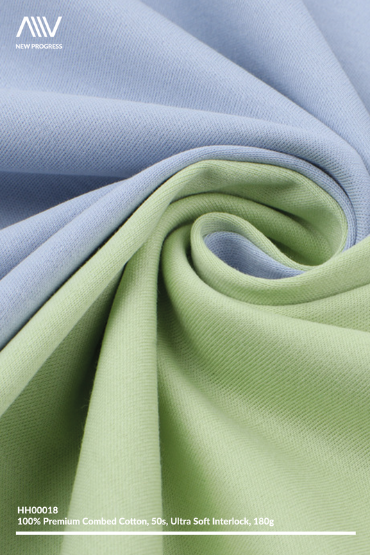 HH00018 - ULTRA SOFT FINEST 50S PREMIUM COTTON INTERLOCK - 180G