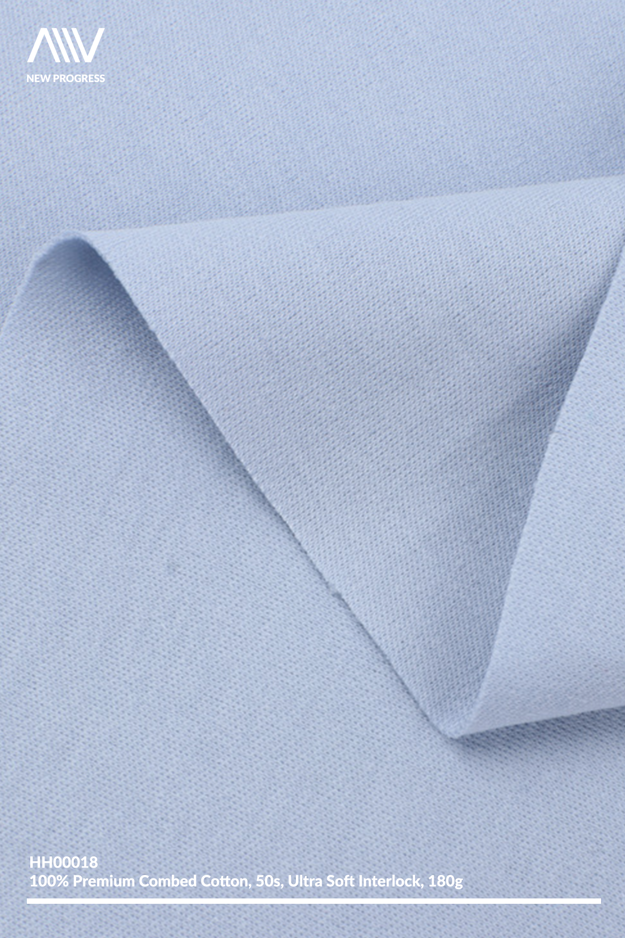 HH00018 - ULTRA SOFT FINEST 50S PREMIUM COTTON INTERLOCK - 180G