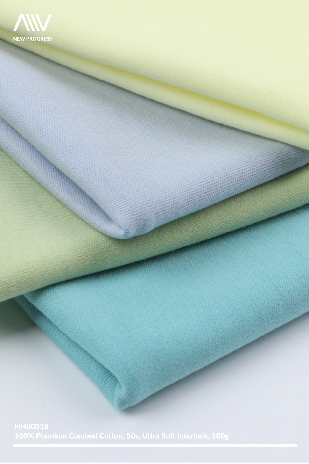 HH00018 - ULTRA SOFT FINEST 50S PREMIUM COTTON INTERLOCK - 180G