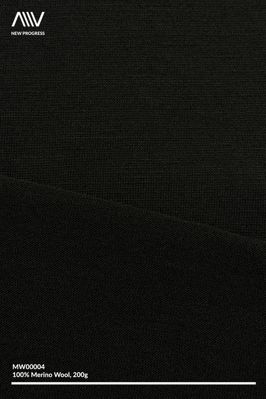 MW00004 - 18.9 Merino Wool Single Jersey - 200G