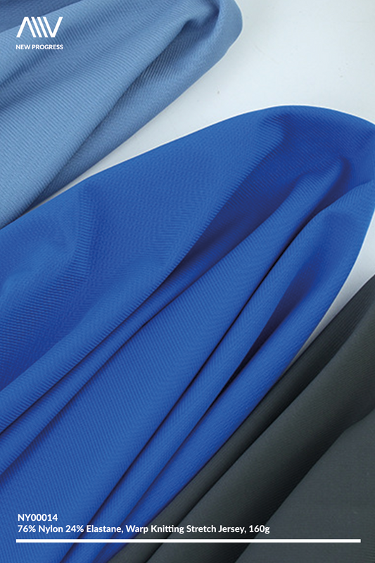 NY00014 - LIGHTWEIGHT WARP KNITTING QUICK-DRY STRETCH JERSEY - 160G