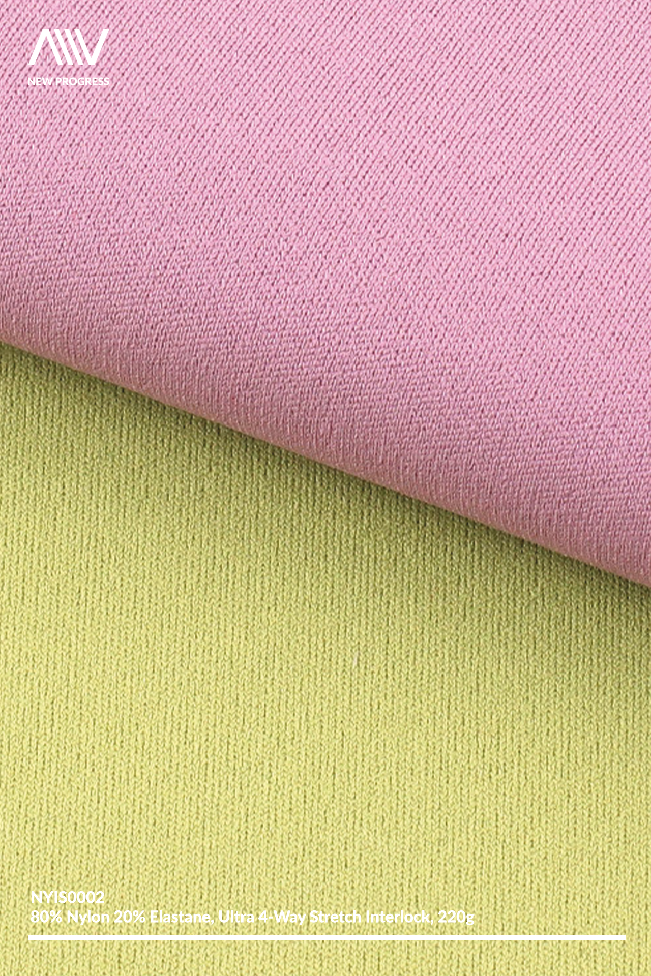 NYIS0002 - ULTRA SOFT 4-WAY STRETCH MID WEIGHT NYLON INTERLOCK - 220G