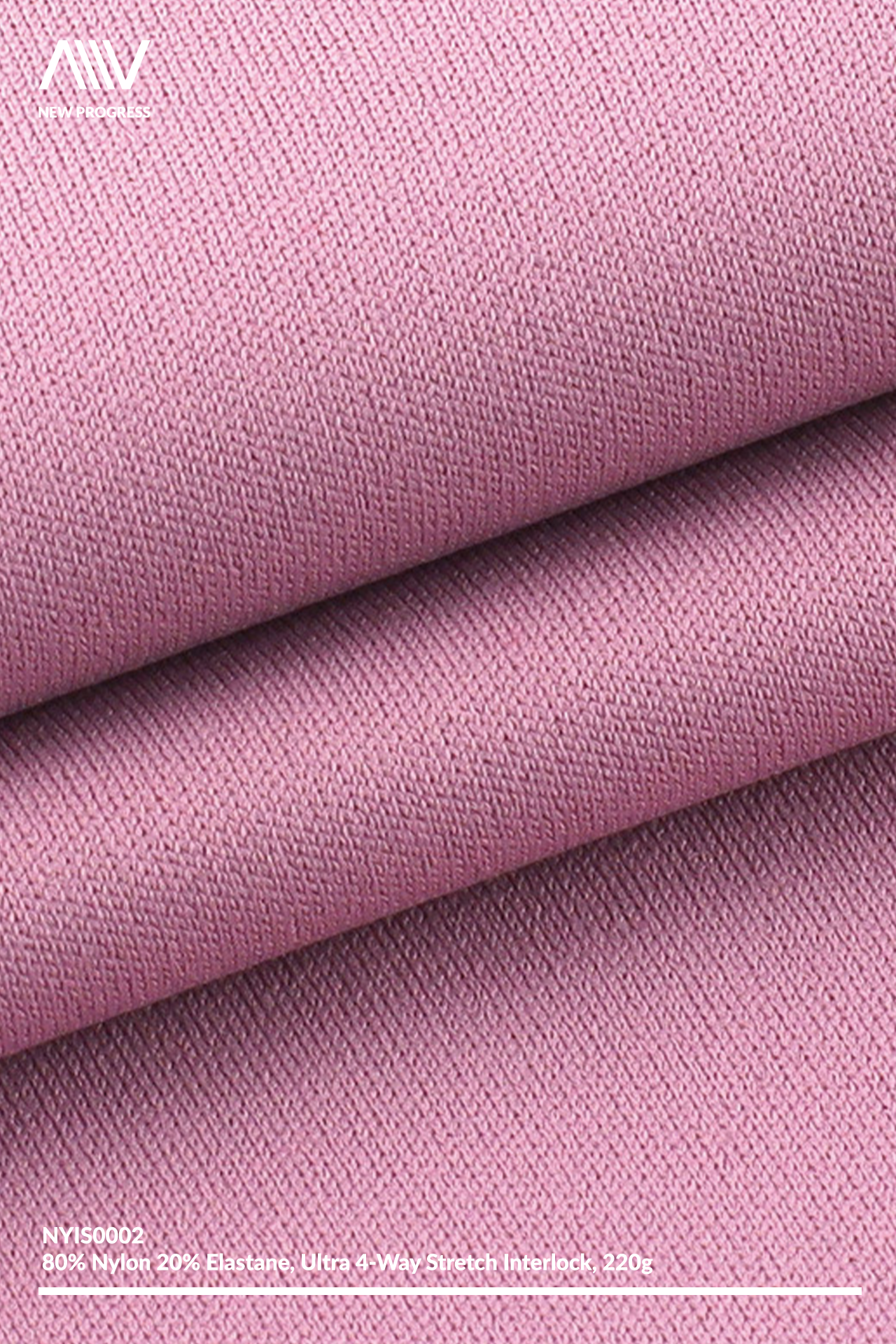 NYIS0002 - ULTRA SOFT 4-WAY STRETCH MID WEIGHT NYLON INTERLOCK - 220G