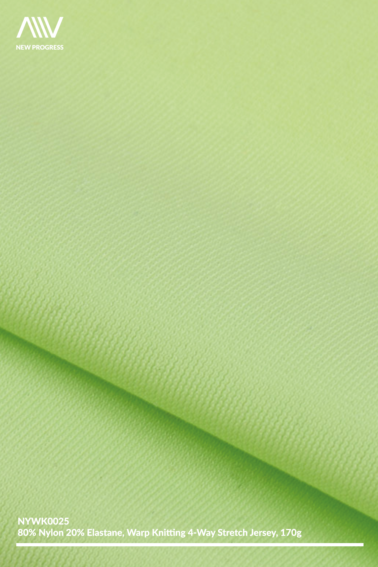 NYWK0025 - LIGHT-WEIGHT WARP KNITTING 4-WAY STRETCH JERSEY - 170G