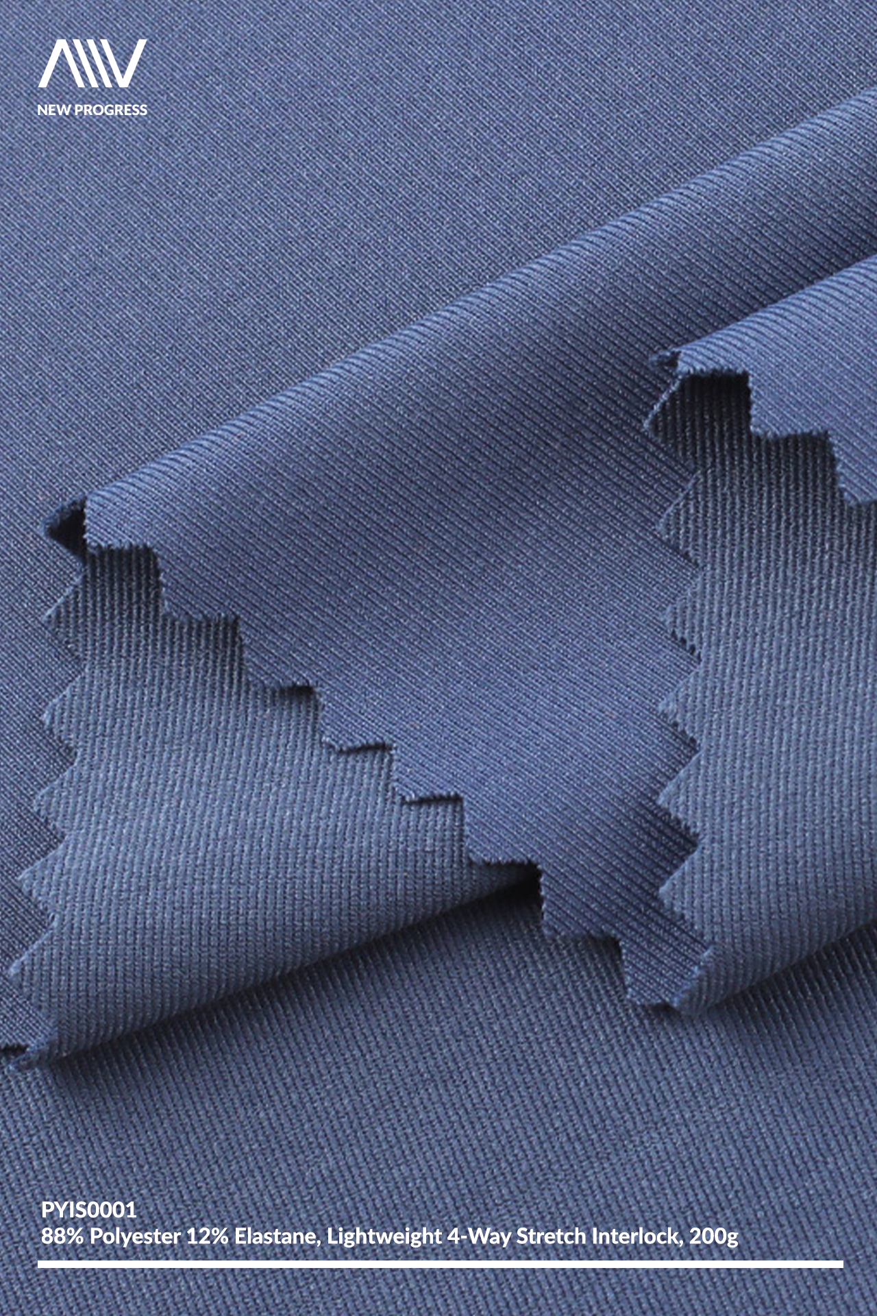 PYIS0001 - LIGHT-WEIGHT 4-WAY STRETCH ULTRA SOFT INTERLOCK- 200G