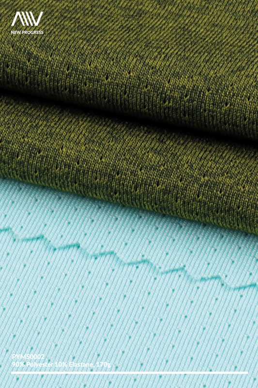 PYMS0002 - Lightweight Breathable Stretch Heather Mesh - 170G