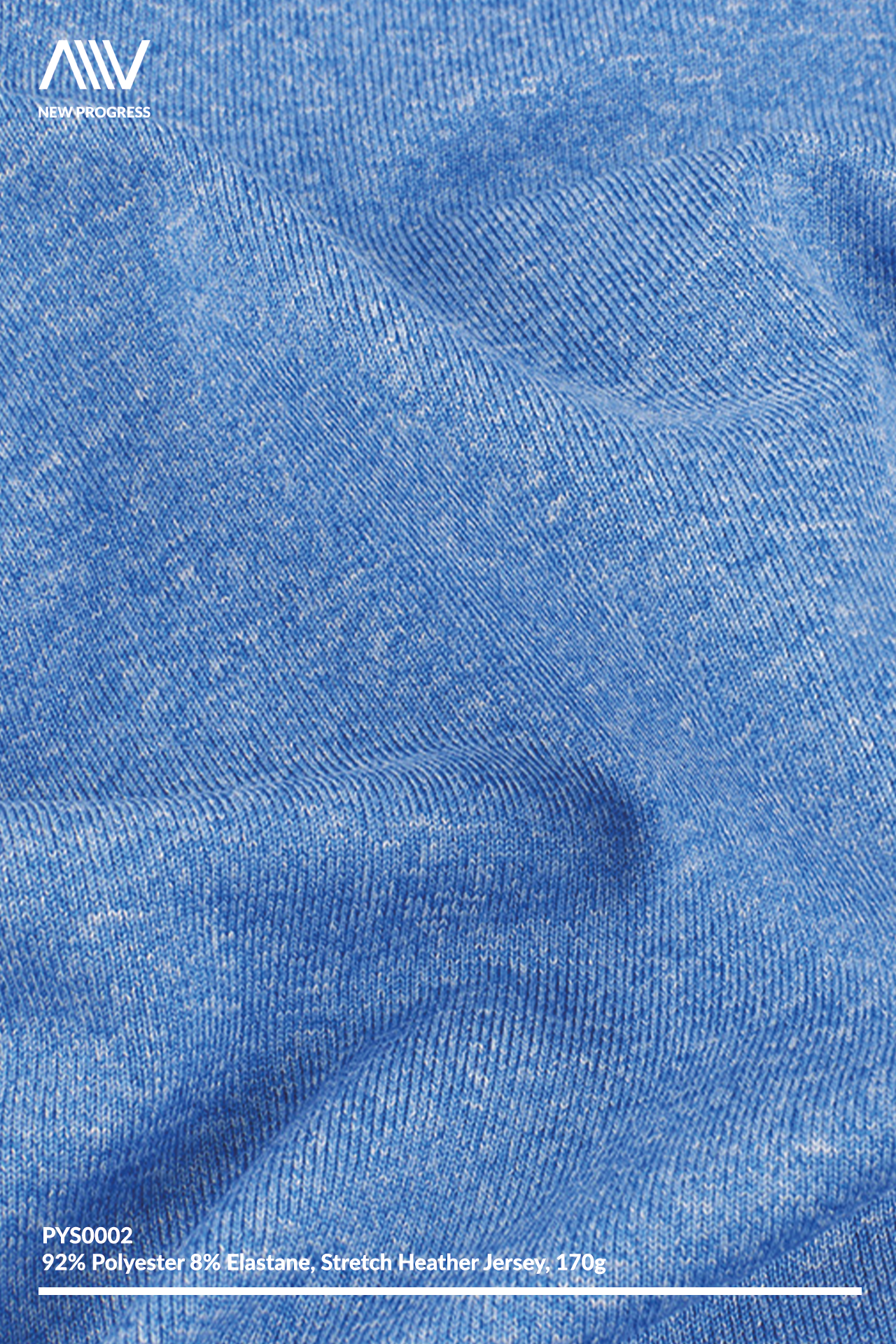PYS0002 - QUICK DRY BREATHABLE LIGHTWEIGHT STRETCH HEATHER JERSEY - 170G
