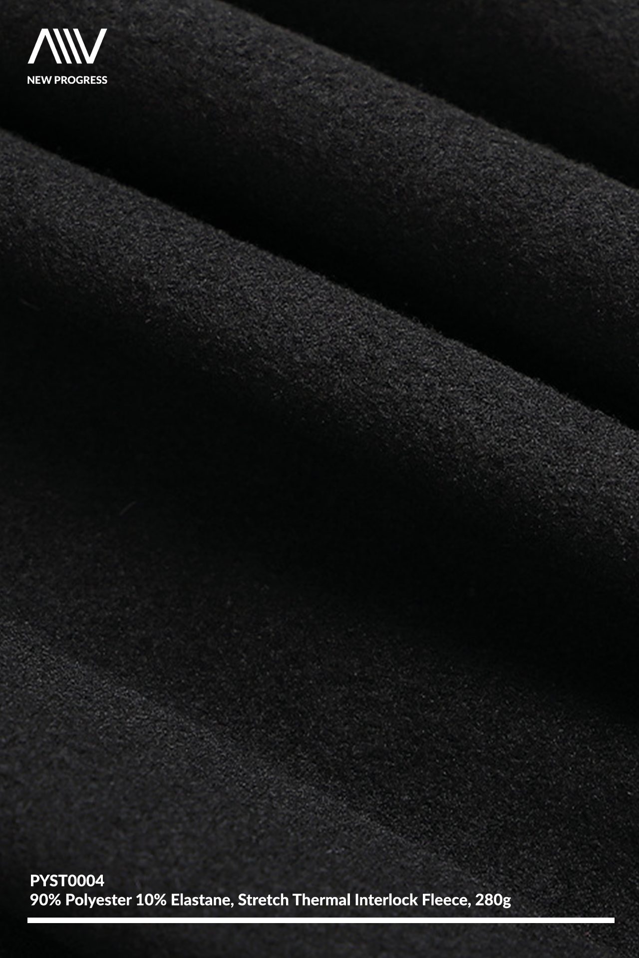 PYST0004 - THERMAL MIDWEIGHT STRETCH INTERLOCK FLEECE - 280G