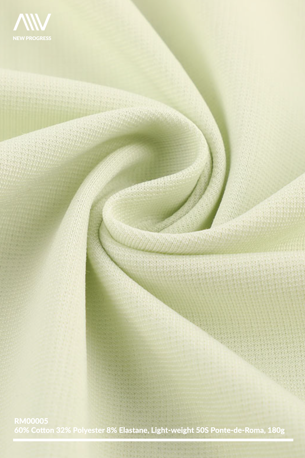 RM00005 - ULTRA SOFT LIGHT-WEIGHT 50S COTTON BLEND STRETCH PONTE-DE-ROMA - 180G