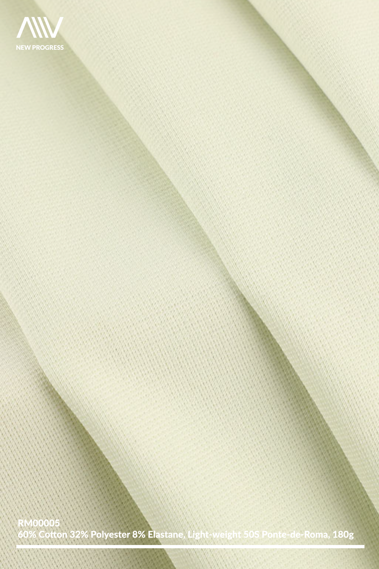 RM00005 - ULTRA SOFT LIGHT-WEIGHT 50S COTTON BLEND STRETCH PONTE-DE-ROMA - 180G