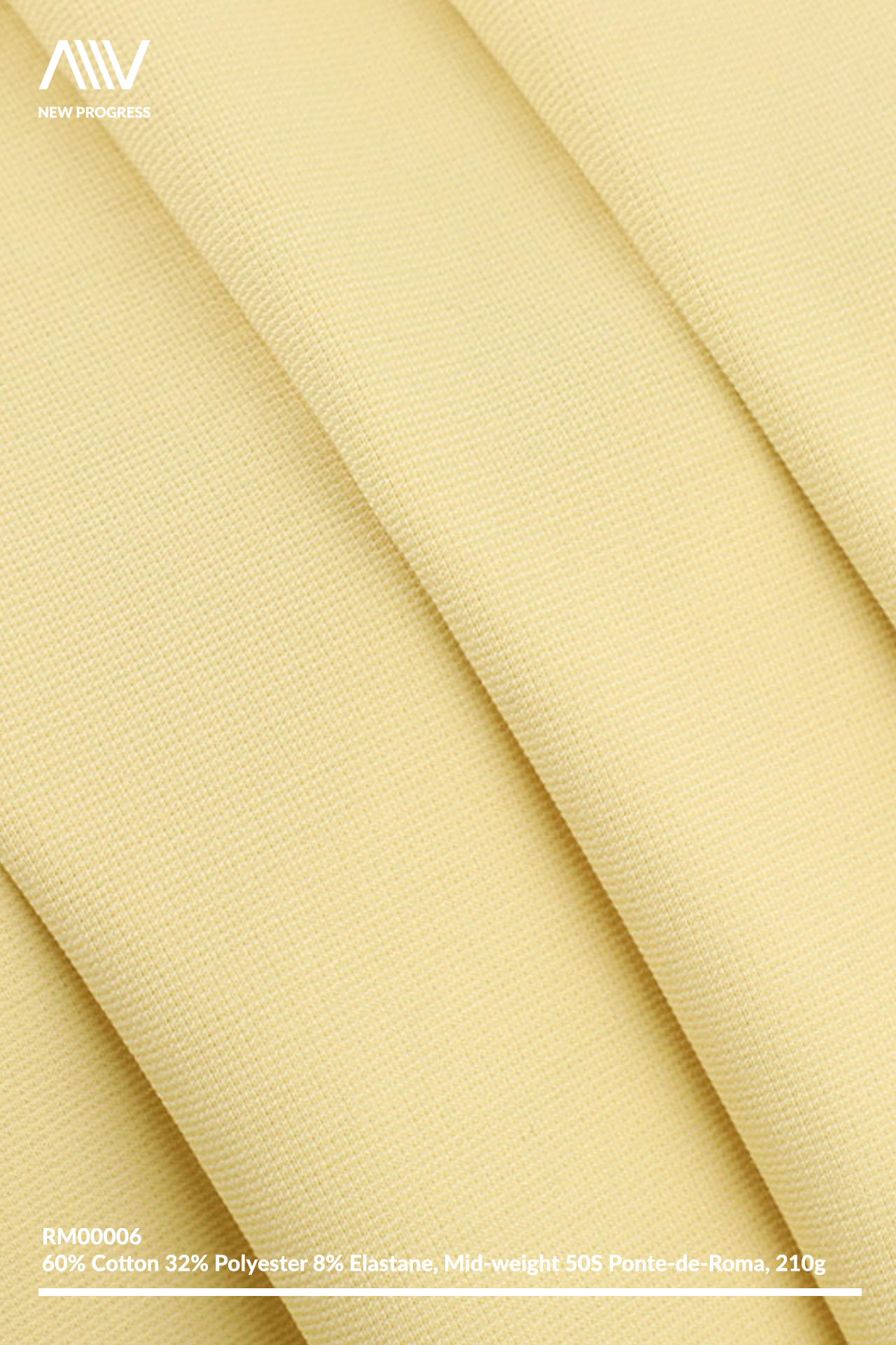 RM00006 - ULTRA SOFT MID-WEIGHT 50S COTTON BLEND STRETCH PONTE-DE-ROMA - 210G