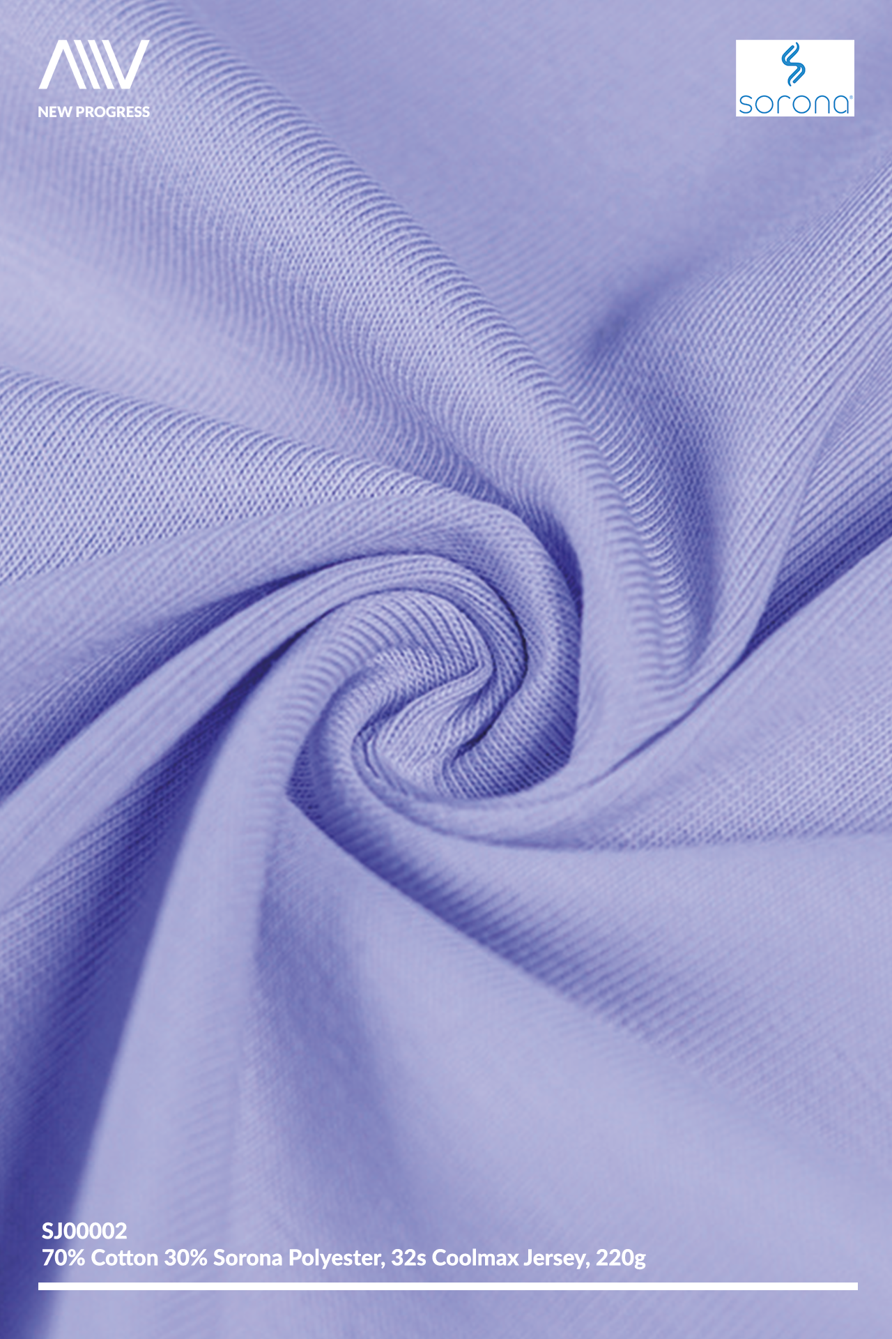 SJ00002 - QUICK DRY COOLMAX COTTON BLEND 32S JERSEY - 220G