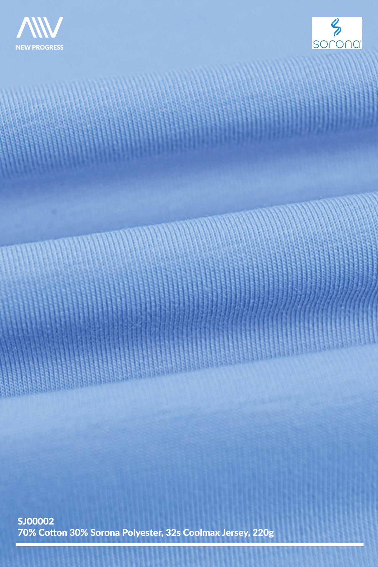 SJ00002 - QUICK DRY COOLMAX COTTON BLEND 32S JERSEY - 220G