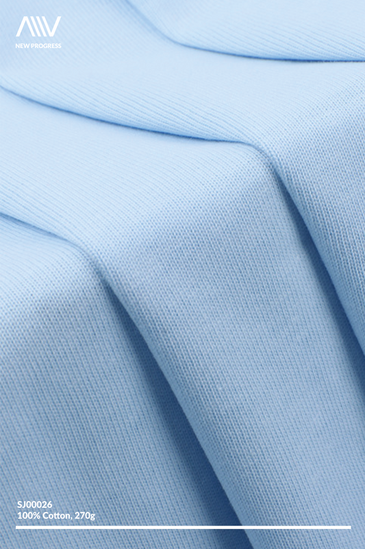 SJ00026 - Heavyweight 26s/2 Cotton Jersey - 270G