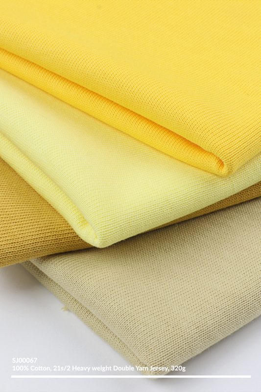 SJ00067 - FINEST 21S/2 COTTON DOUBLE YARN JERSEY - 320G