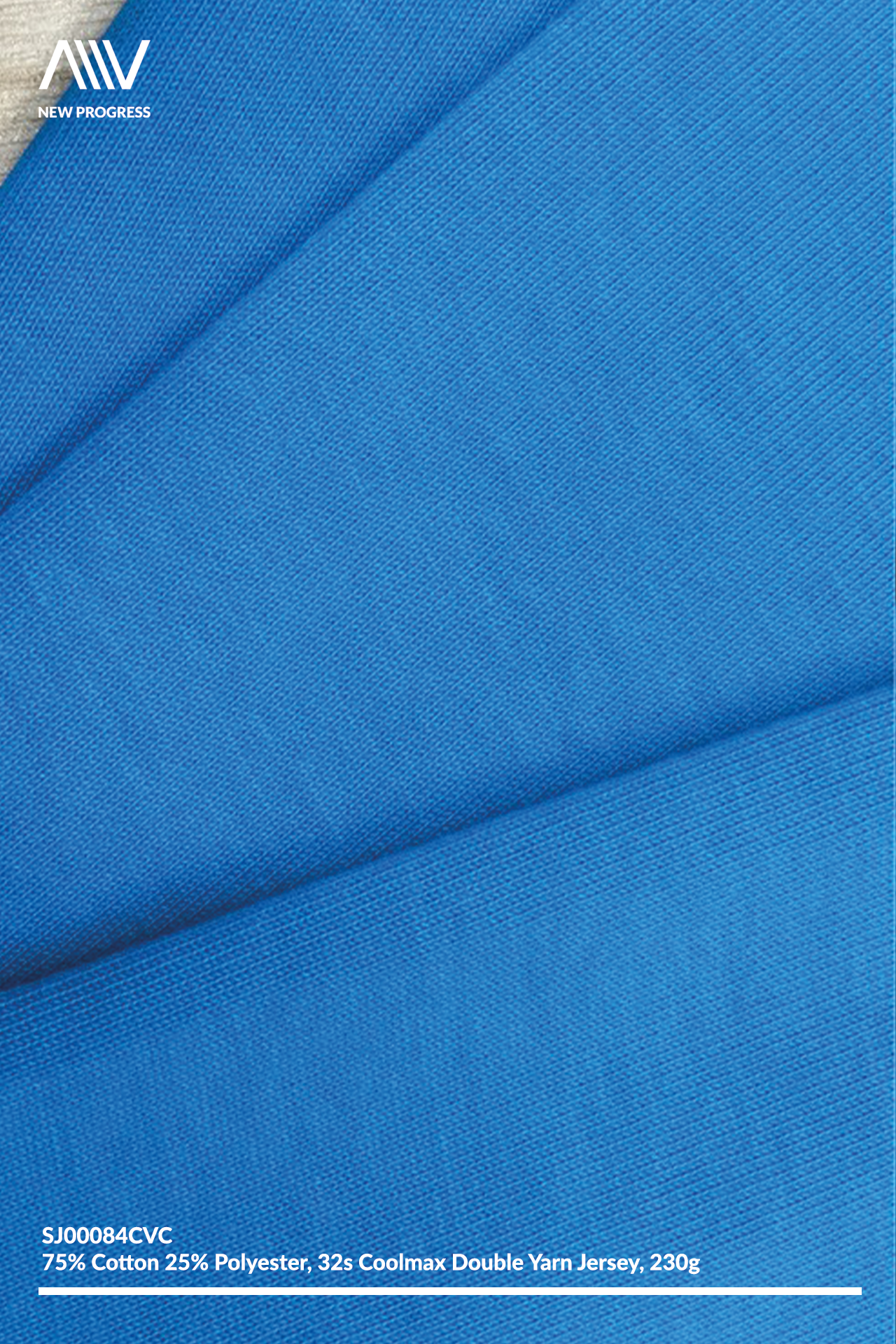 SJ00084CVC - QUICK-DRY COTTON BLEND 32S/2 DOUBLE YARN CVC JERSEY - 230G