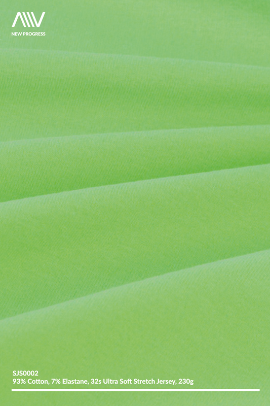 SJS0002 - ULTRA SOFT MID-WEIGHT 32S STRETCH COTTON JERSEY - 230G