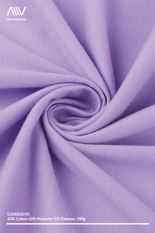 SJS0003CVC - Natural Soft 32s CVC Stretch Cotton Jersey - 180G