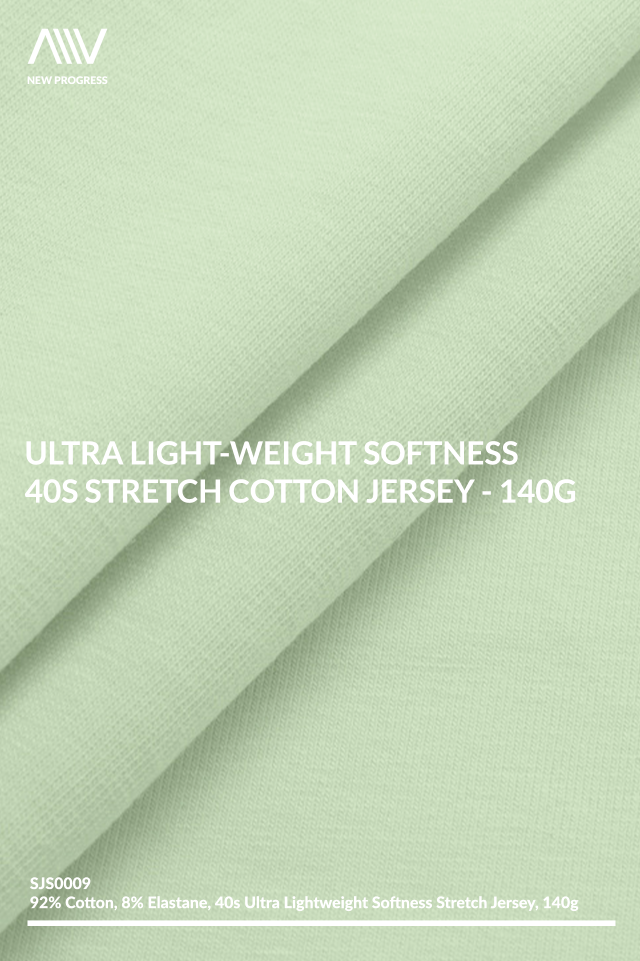 SJS0009 - ULTRA LIGHT-WEIGHT SOFTNESS 40S STRETCH COTTON JERSEY - 140G