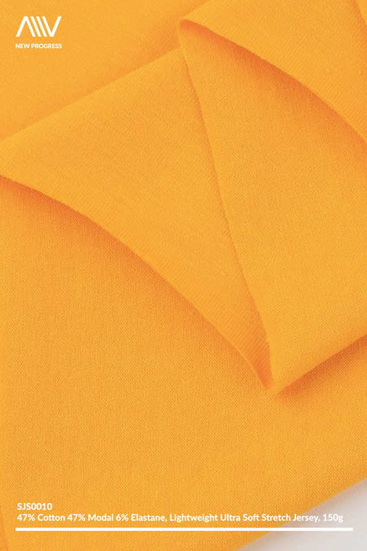 SJS0010 - ULTRA SOFT 40S COTTON MODAL STRETCH JERSEY - 150G