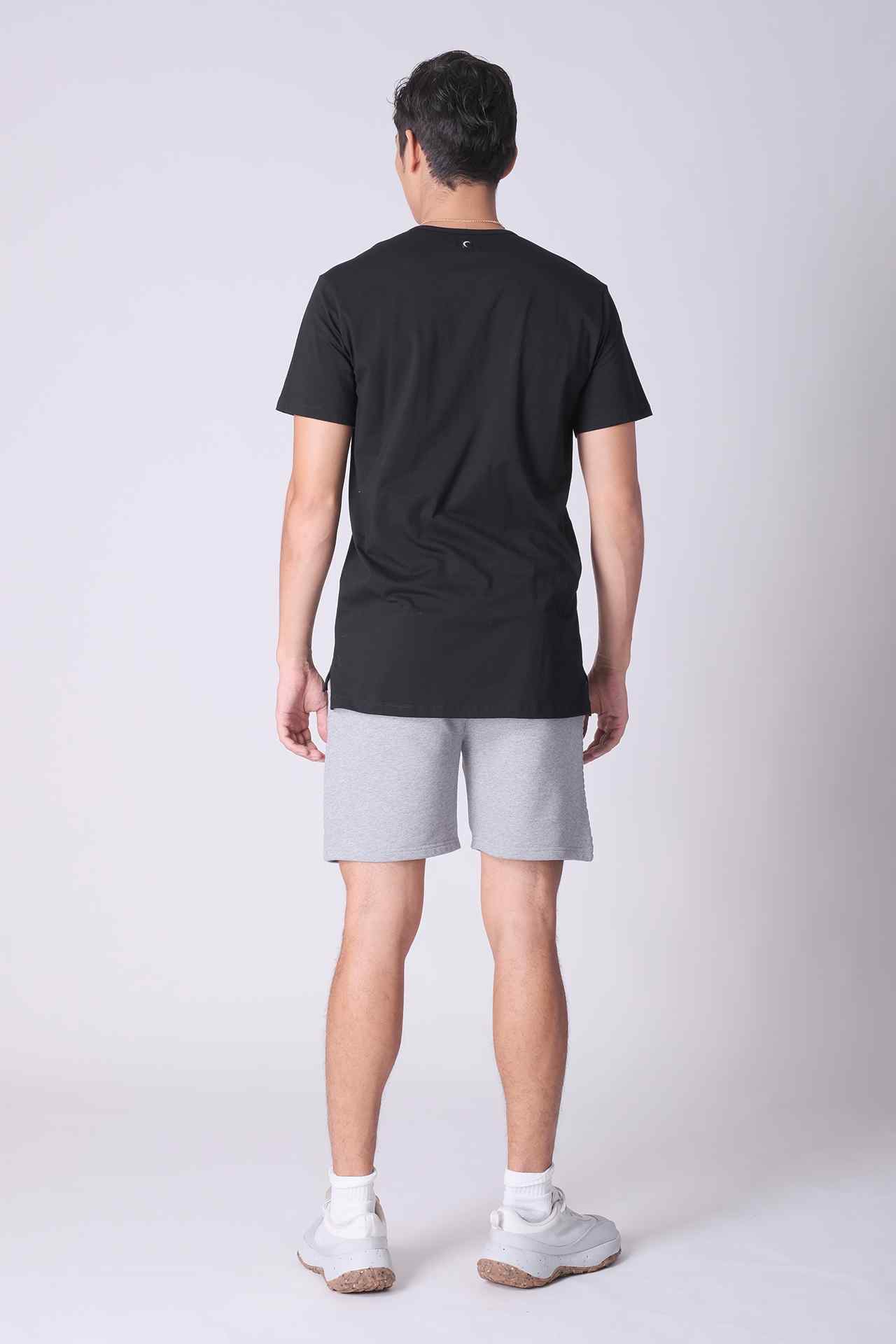 SPE0041 - Finest Cotton French Terry Sweat Short 7" - Heather Grey