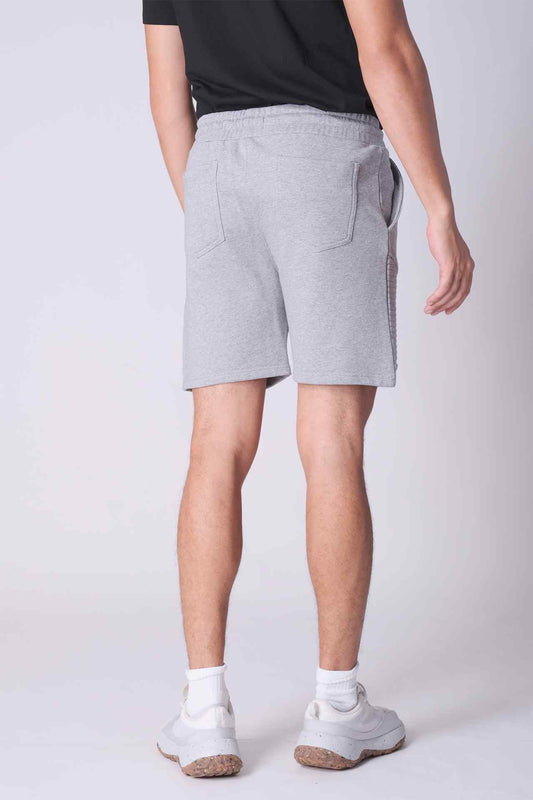 SPE0041 - Finest Cotton French Terry Sweat Short 7" - Heather Grey