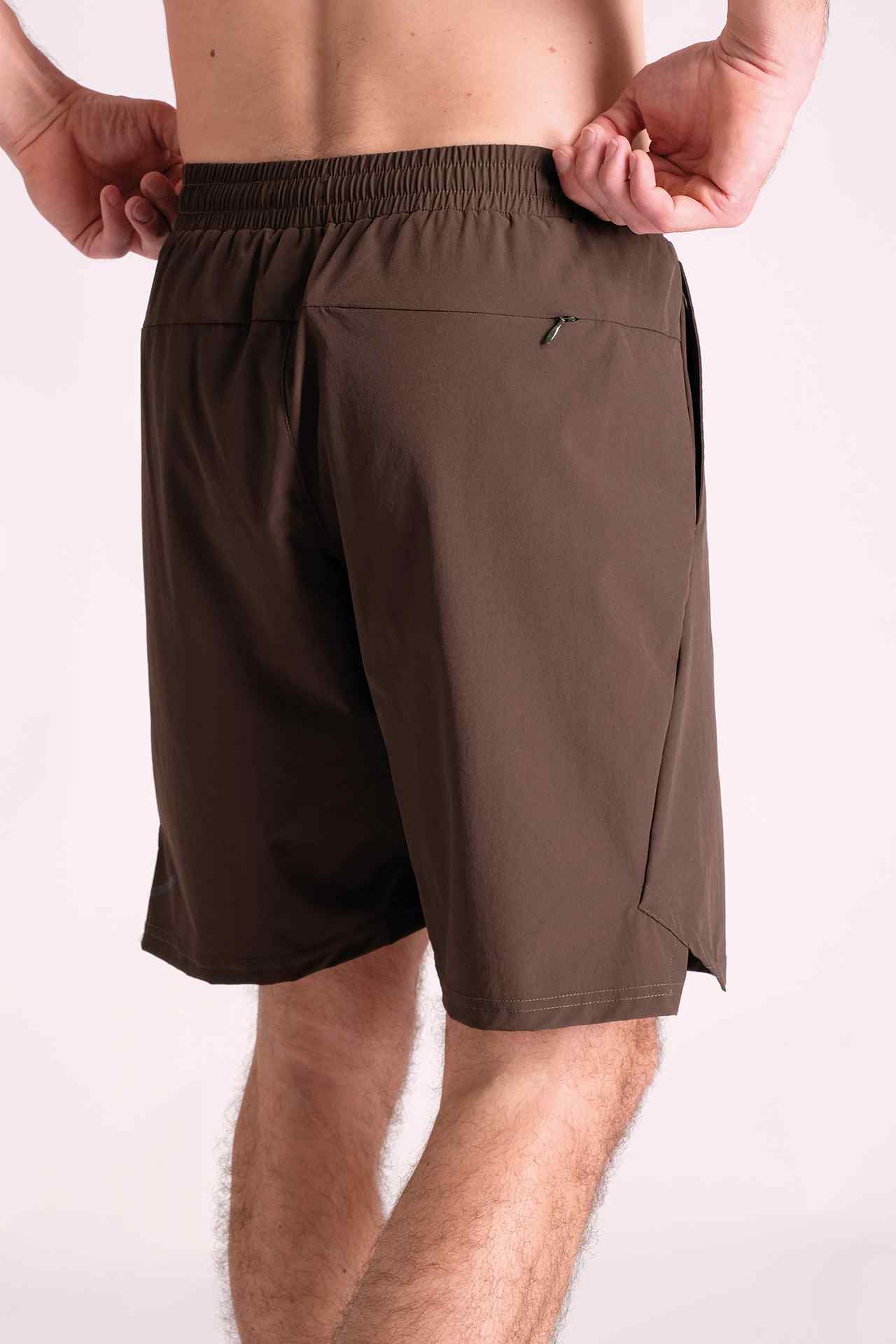 SPE0115 - Lightweight Stretch Nylon Performance Short 8.5" - Army