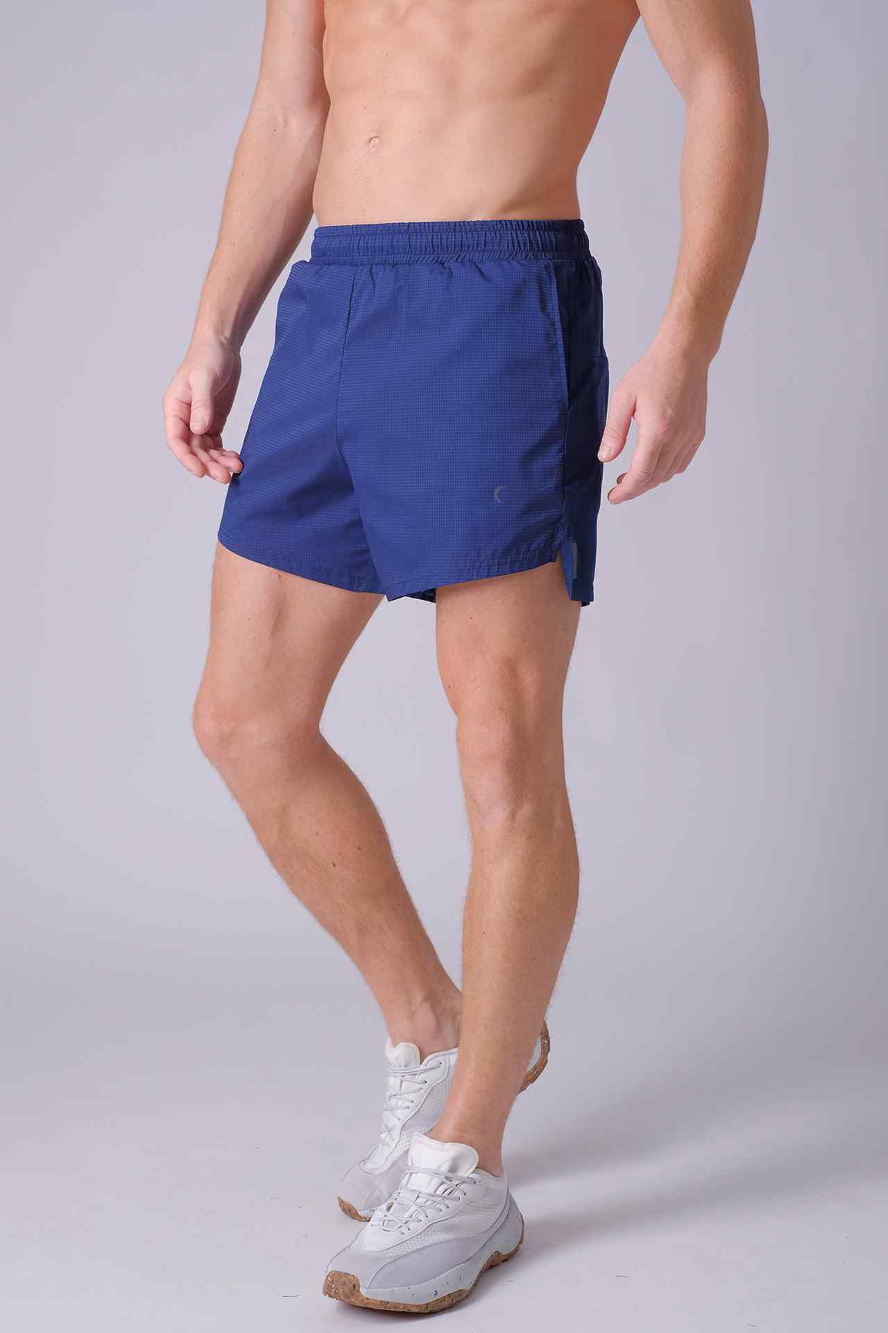 SPE0136 - Lightweight Stretch Ripstop Running Shorts 4.5" - Navy