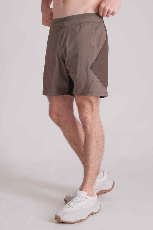 SPE0139 - Lightweight Stretch Nylon Workout Liner Short 7.0" - Army