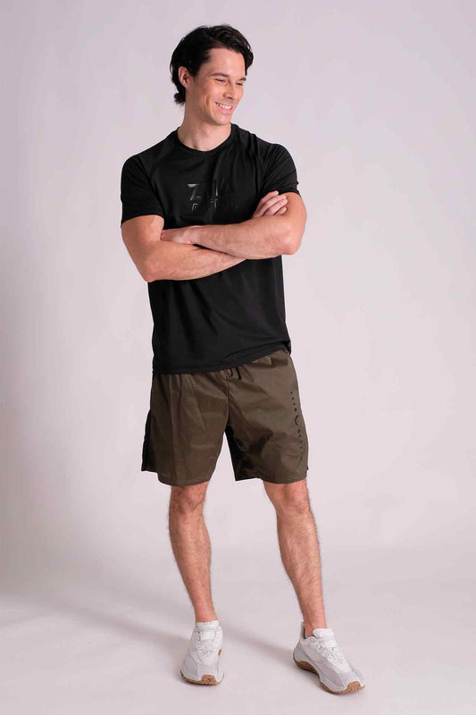 SPE0144 - Lightweight Stretch Ripstop Running Short 7" - Army