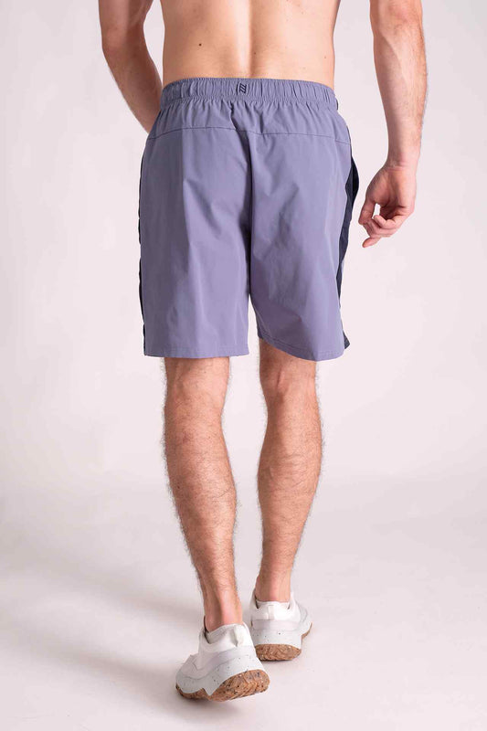 SPE0144 - Lightweight Water Resistant Side Mesh Performance Short 7.0" - Slate