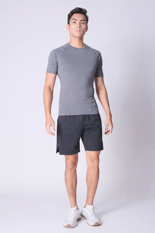 SPE0146 - Quick-Drying Stretch Workout Short 7.0" - Black