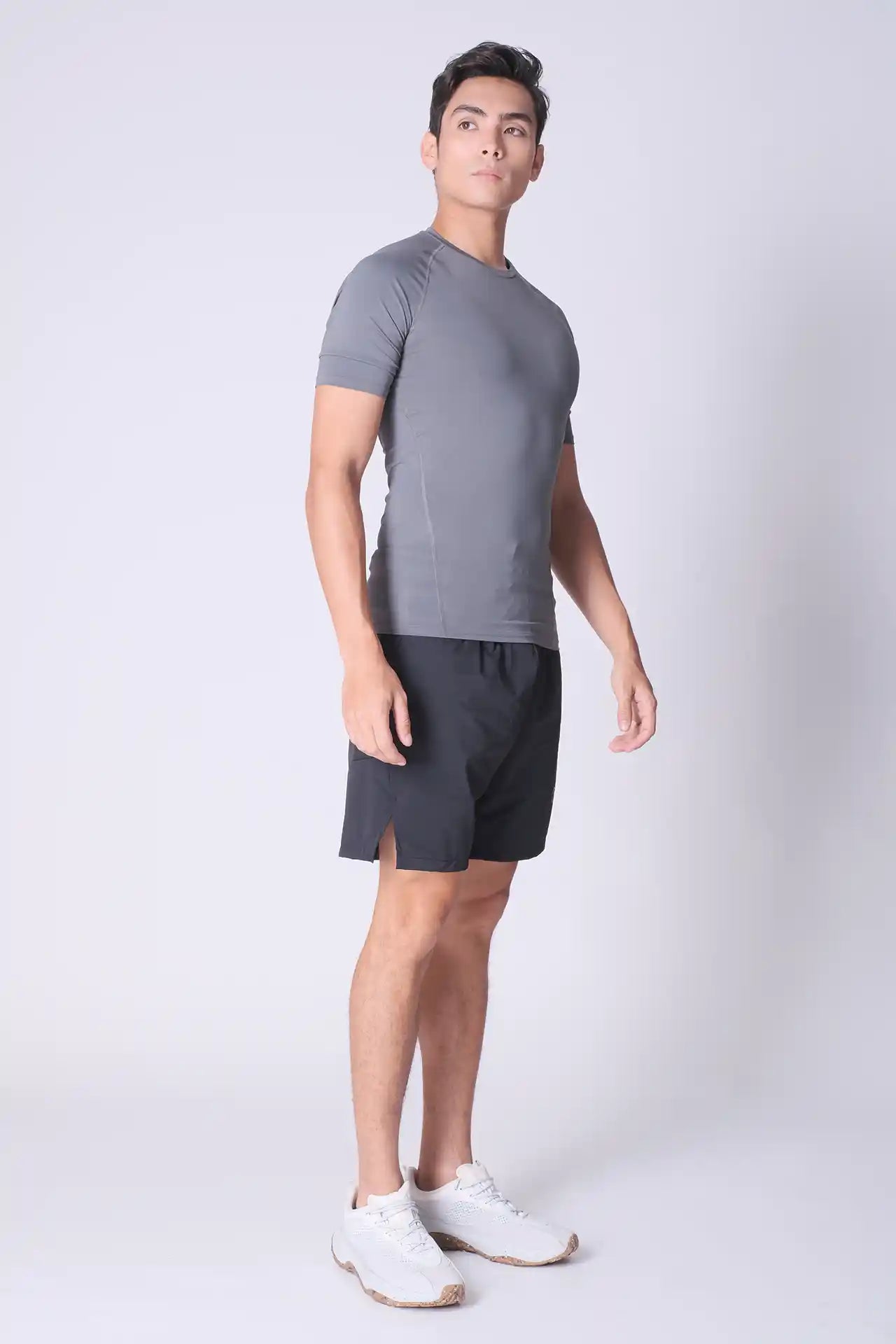 SPE0146 - Quick-Drying Stretch Workout Short 7.0" - Black