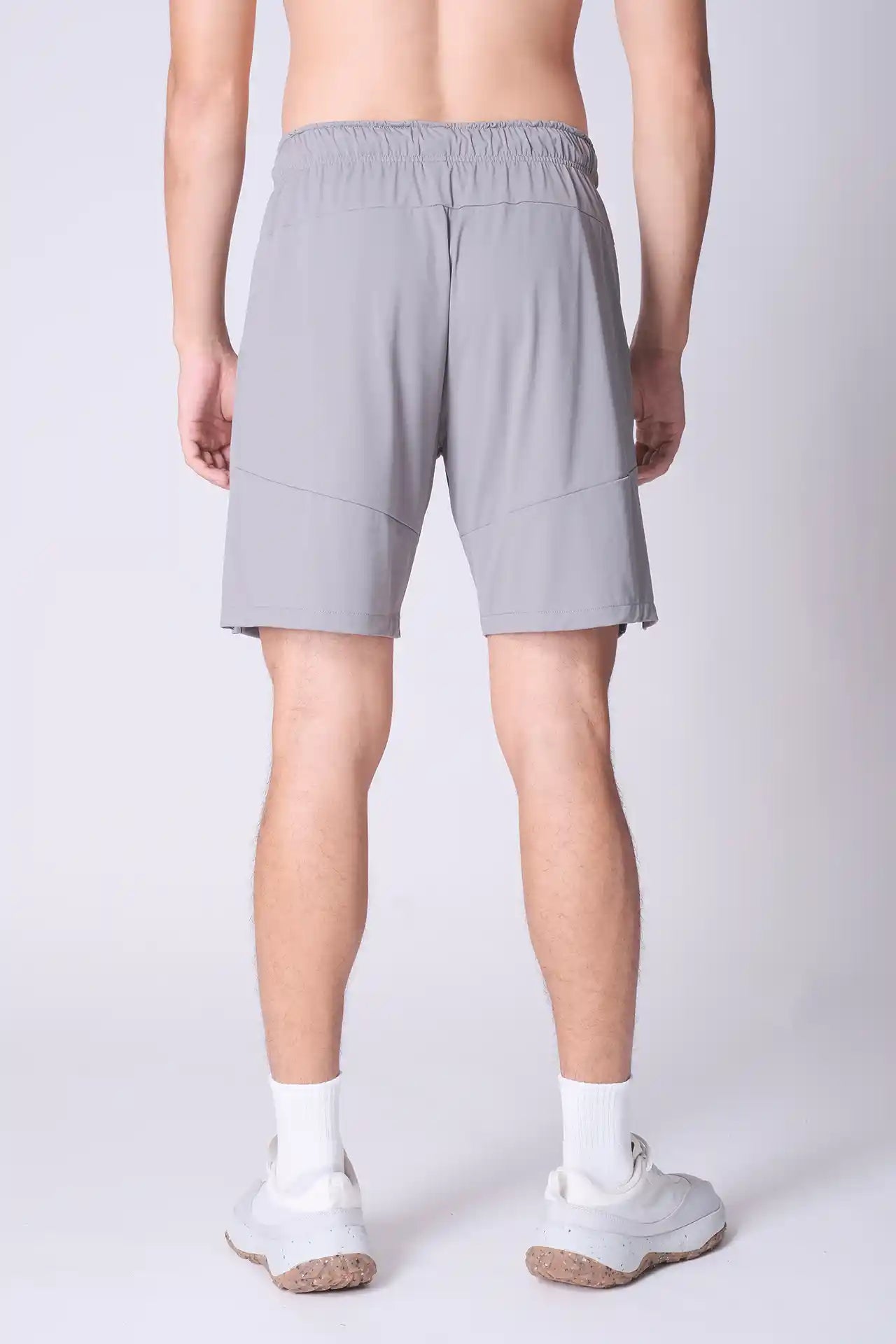 SPE0146 - Stretch Jacquard Knitting Workout Short 7.0" - Grey