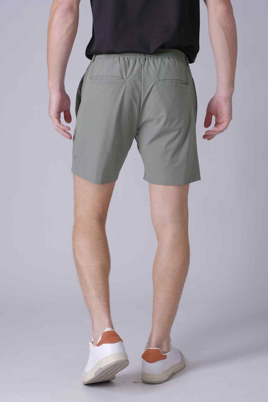 SPE0149 - Essential Water Resistant Classic Office Short 7" - Lake Green