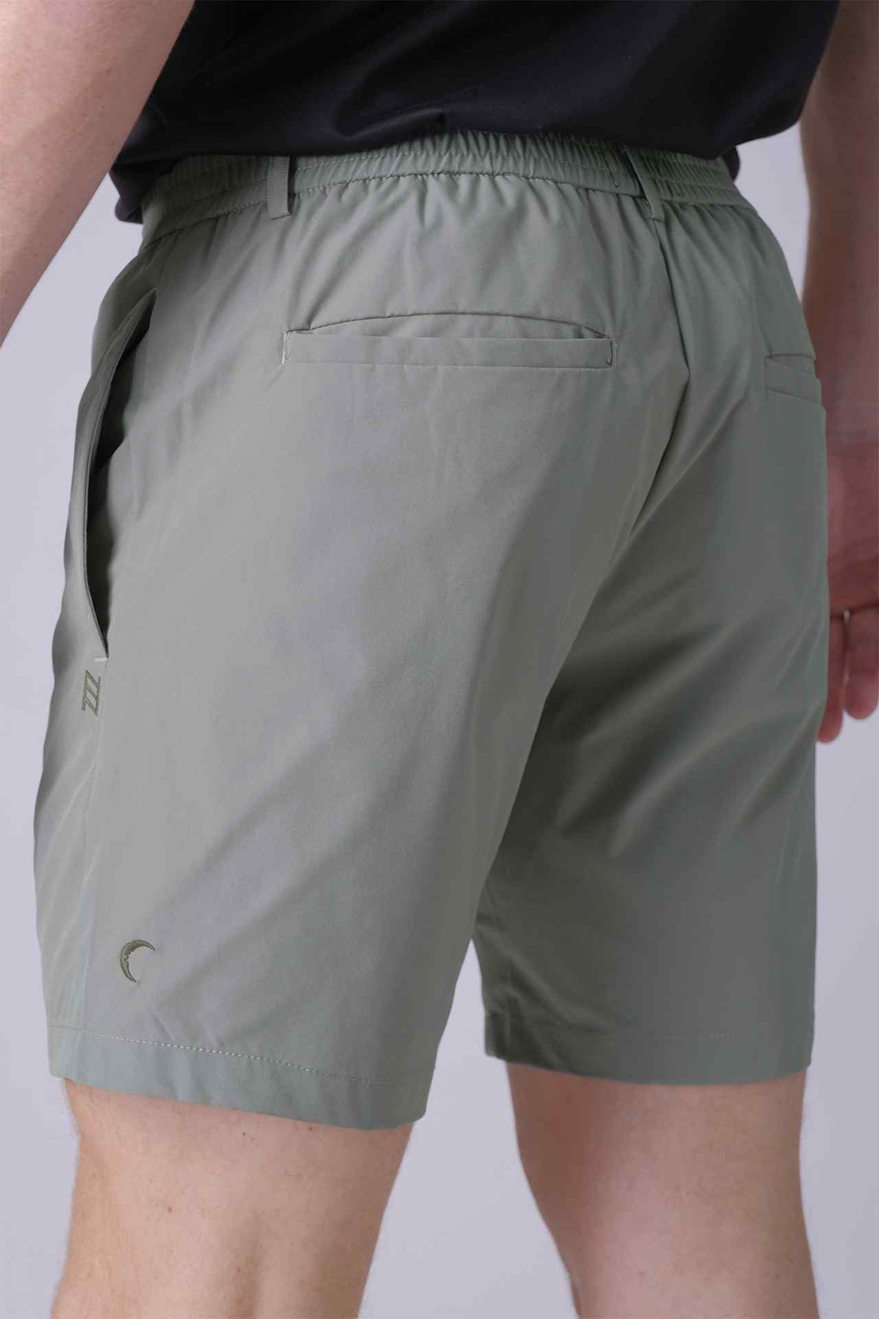 SPE0149 - Essential Water Resistant Classic Office Short 7" - Lake Green