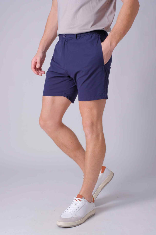 SPE0149 - Essential Water Resistant Classic Office Short 7" - Navy