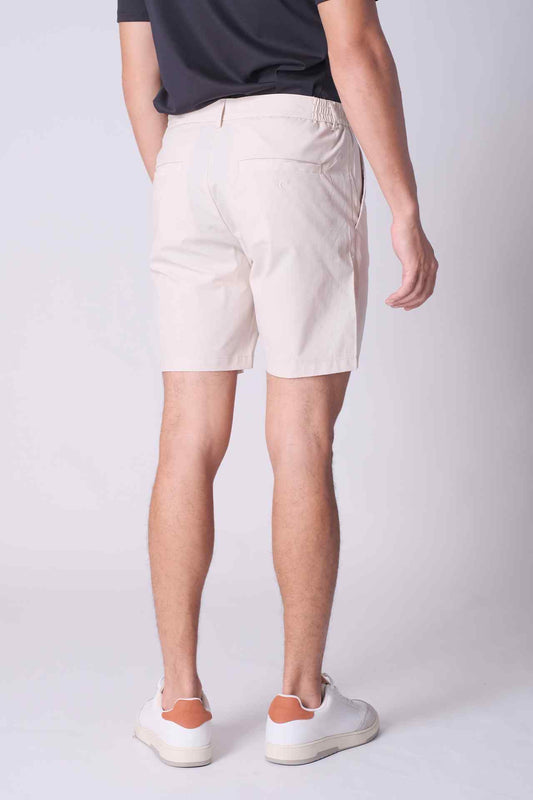 SPE0155 - Essential Water Resistant Classic Office Short 7" - Natural