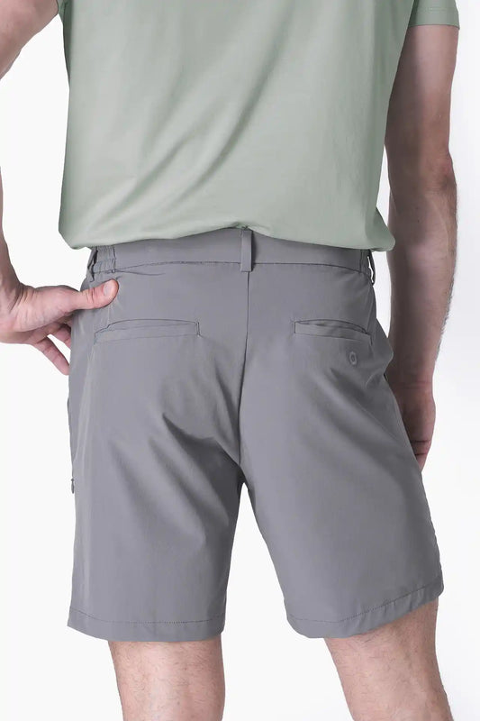 SPE0155 - Ultra Lightweight Stretch Woven Shorts 7" - Stone