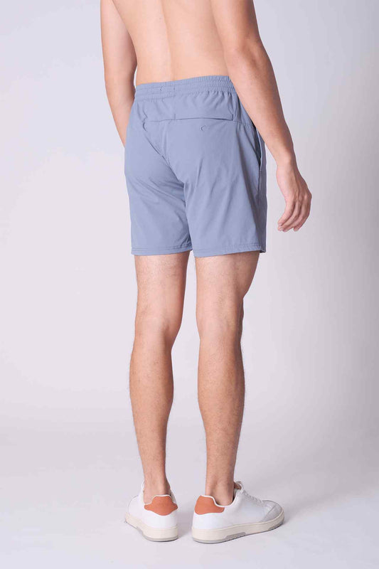 SPE0156 - Water Resistant RipStop Water Shorts 6" - Ash Blue