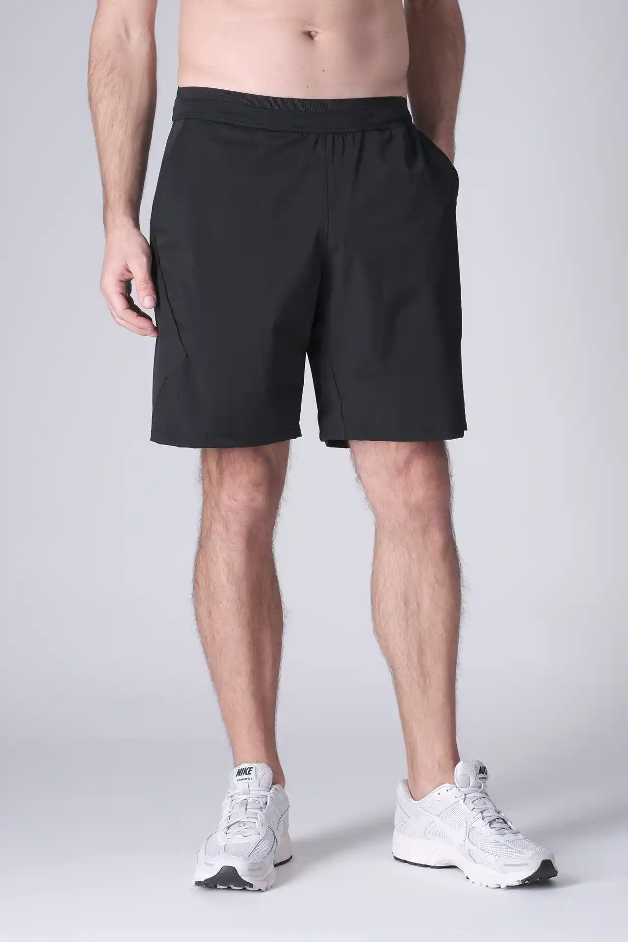 SPE0200 - Lightweight Stretch Nylon Linerless Workout Shorts 9"