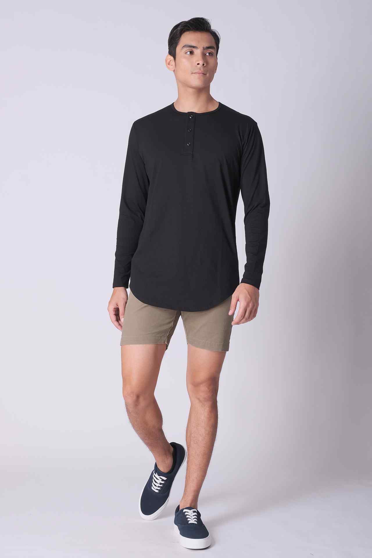 SPE0202 - Essential Stretch Cotton Twill Chino Short 7" - Mid Brown