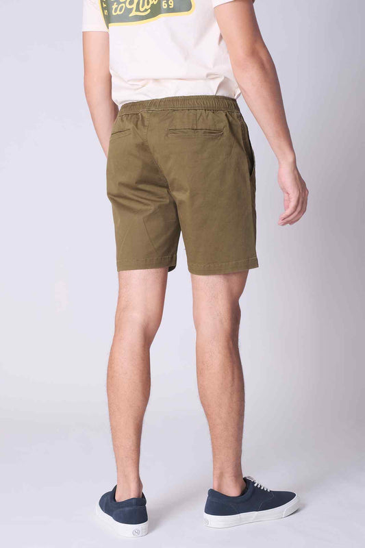 SPE0203 - Essential Stretch Cotton Twill Shorts 7"